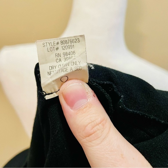 Theory Black 3/4 Sleeve Sheath Dress Size 4 - Picture 7 of 9